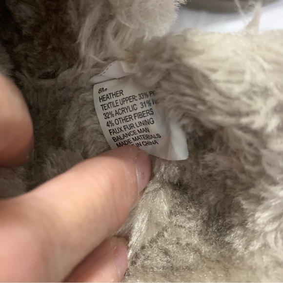 Makalu Plaid Wool Blend Faux Fur Buckles Winter Boots - Picture 10 of 12